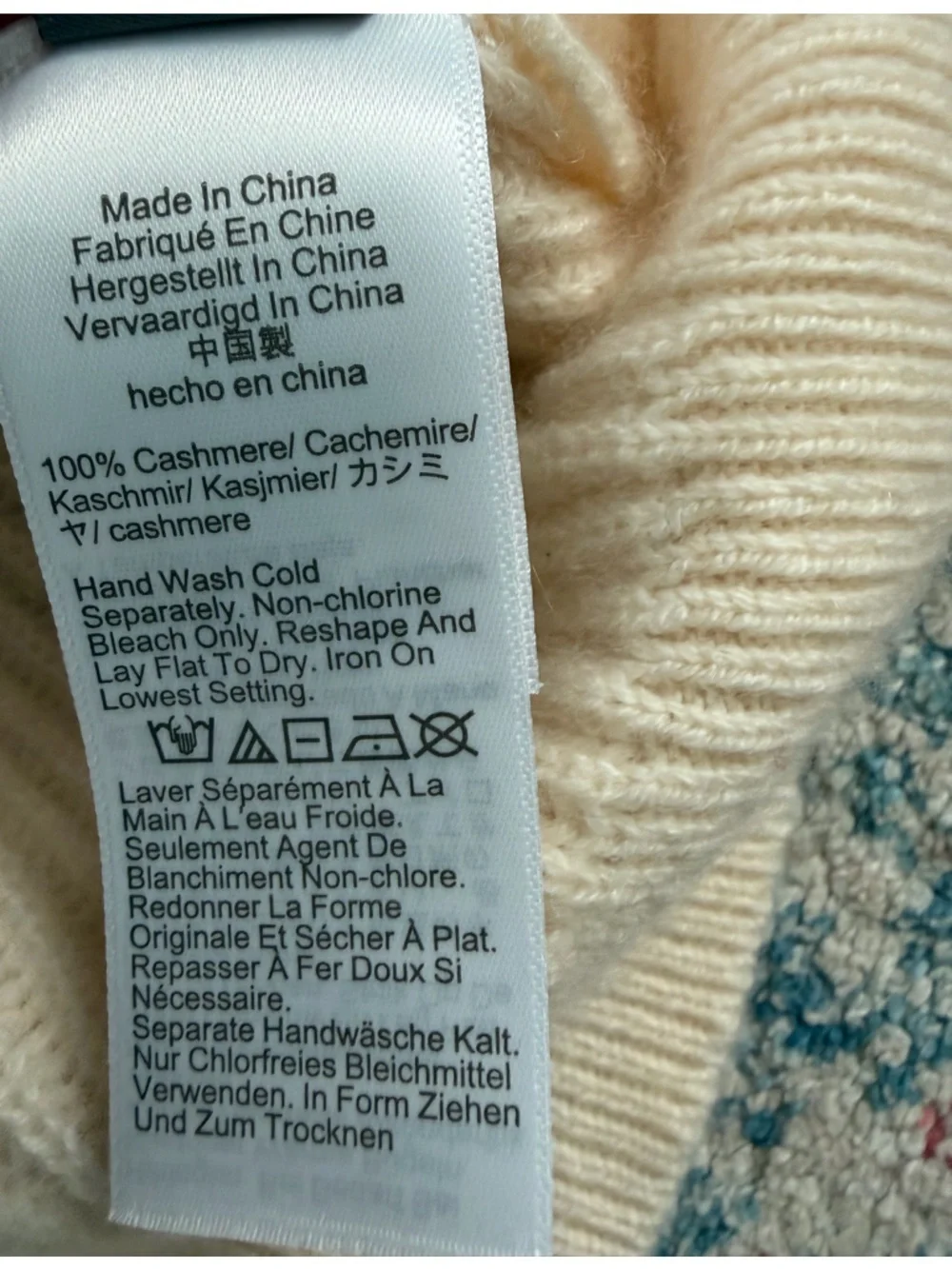 J.Crew 100% cashmere chunky knit ribbed crewneck sweater